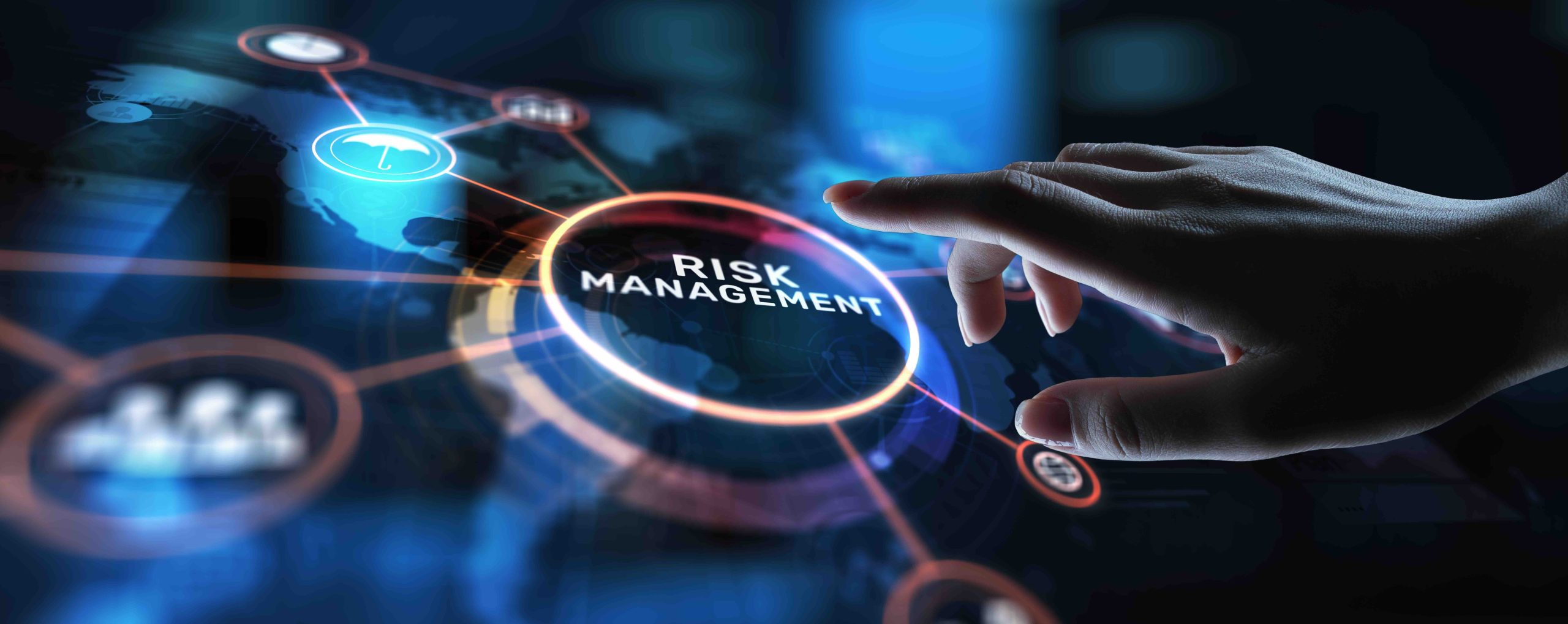An image of a large button with the words Risk Management written on it. That's why Buying Agent Simplifies £1m+ Moves